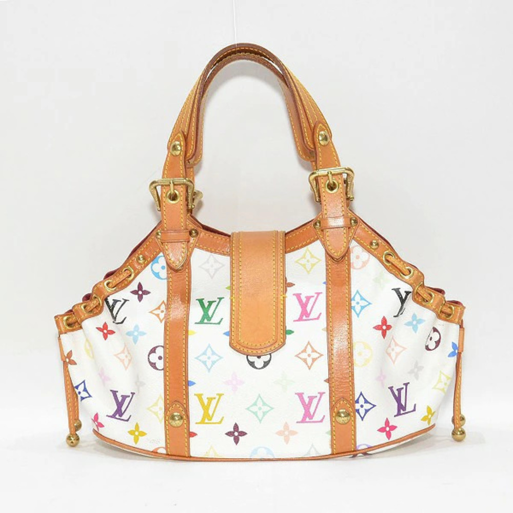 Louis Vuitton Shoulder B Multicolor Bag Messenger White Blanc Theda Multi